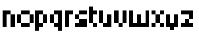 UltimatePixelFont Font LOWERCASE
