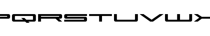 Ultra 911 Expanded Font LOWERCASE