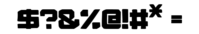 Ultra Force Big Font OTHER CHARS