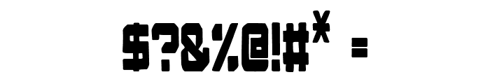 Ultra Force Font OTHER CHARS