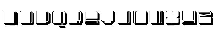 UltraSquared Shadow Font LOWERCASE