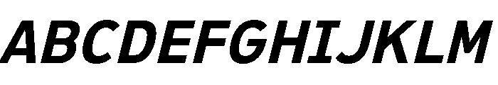UltraproxiSb-Italic Font UPPERCASE
