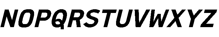 UltraproxiSb-Italic Font UPPERCASE