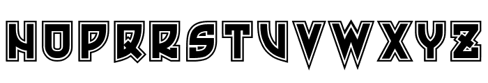 Ultras Barcino Font LOWERCASE