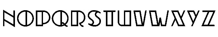 ulbricht-Regular Font UPPERCASE
