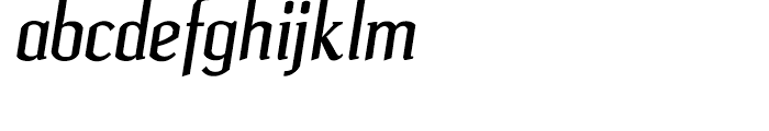 Ulian Bold Italic Font LOWERCASE