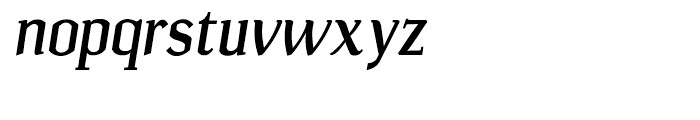 Ulian Bold Italic Font LOWERCASE