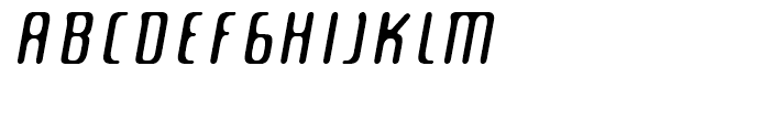 Ultranova Italic Font UPPERCASE