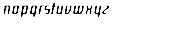 Ultranova Italic Font LOWERCASE