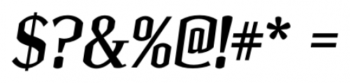 Ulian Bold Italic Font OTHER CHARS