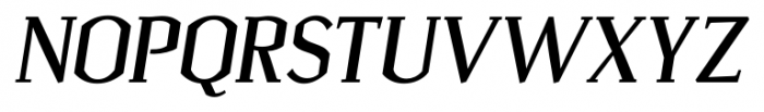 Ulian Bold Italic Font UPPERCASE