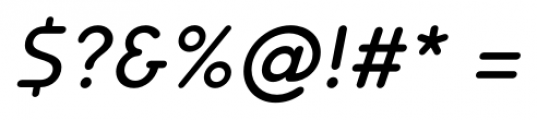 Ultima Italic Font OTHER CHARS