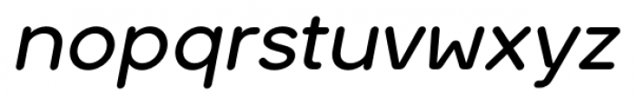 Ultima Italic Font LOWERCASE