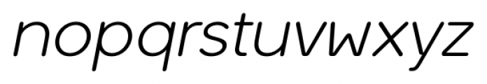 Ultima Light Italic Font LOWERCASE