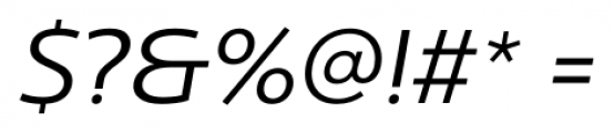 Ultine Extended Italic Font OTHER CHARS