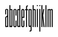 Ultra Condensed Regular Font LOWERCASE