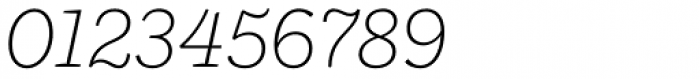 Ulises Extra Light Italic Font OTHER CHARS