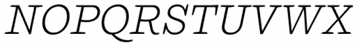 Ulises Light Italic Font UPPERCASE