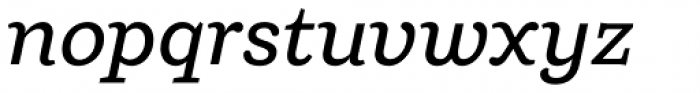 Ulises Medium Italic Font LOWERCASE