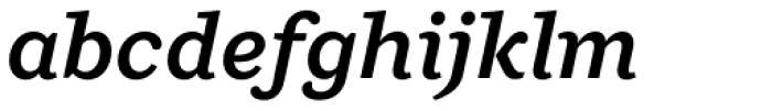 Ulises Semi Bold Italic Font LOWERCASE