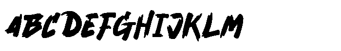 Ultara Brush Font UPPERCASE