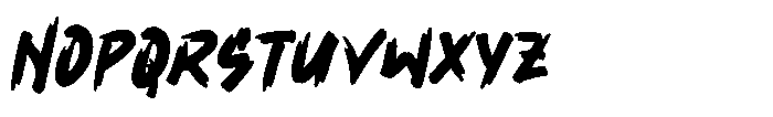 Ultara Brush Font UPPERCASE