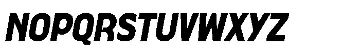 Ultara Italic Font UPPERCASE