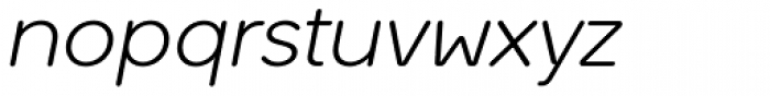 Ultima Pro Light Italic Font LOWERCASE