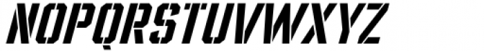 Ultimatum MFV Force Bold Italic Font UPPERCASE