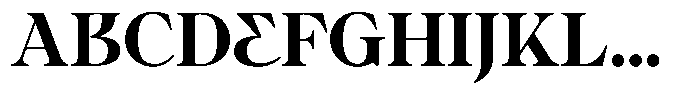 Ultion Bold Font UPPERCASE
