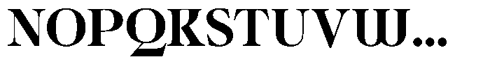 Ultion Bold Font UPPERCASE