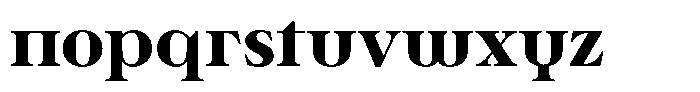 Ultion Extra Bold Font LOWERCASE