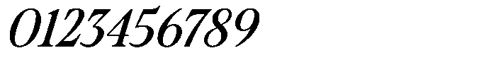 Ultion Italic Font OTHER CHARS