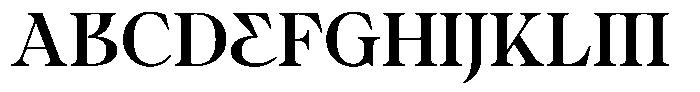 Ultion Medium Font UPPERCASE