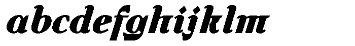 Ultion Text Black Italic FONT