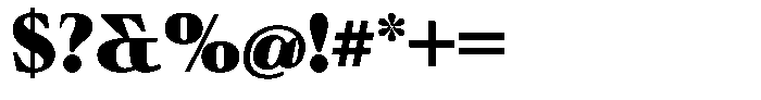 Ultion Text Black Font OTHER CHARS