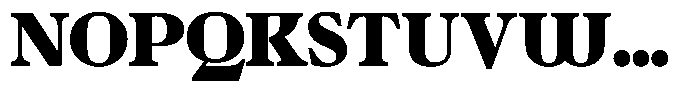 Ultion Text Black Font UPPERCASE