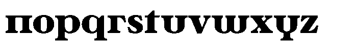 Ultion Text Black Font LOWERCASE