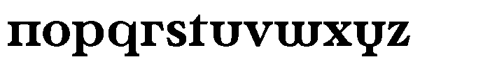 Ultion Text Bold Font LOWERCASE
