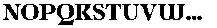 Ultion Text Extra Bold Font UPPERCASE