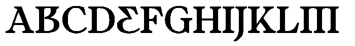 Ultion Text Medium Font UPPERCASE