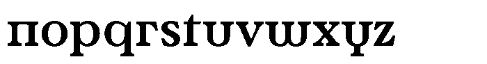 Ultion Text Medium Font LOWERCASE