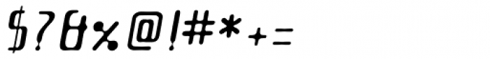 Ultranova Italic Font OTHER CHARS