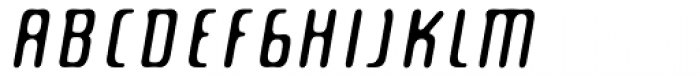 Ultranova Italic Font UPPERCASE