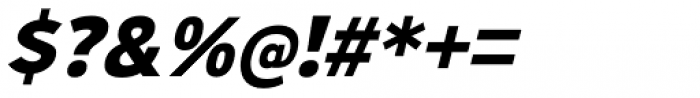 Ultraproxi Heavy Italic Font OTHER CHARS