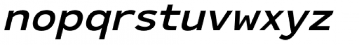 Ultraproxi Italic Font LOWERCASE