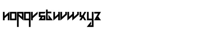 Ultrazeo Bold Font LOWERCASE