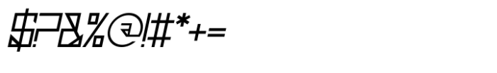 Ultrazeo Italic Font OTHER CHARS