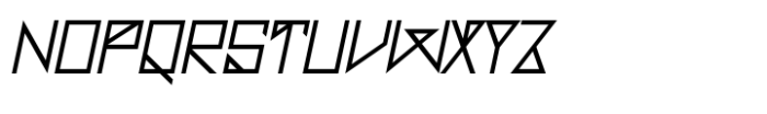 Ultrazeo Italic Font UPPERCASE