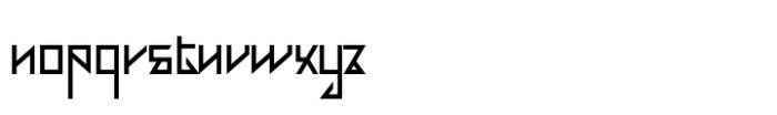Ultrazeo Regular Font LOWERCASE